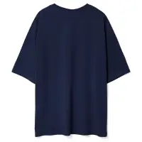 Футболка унисекс оверсайз Crosstown, темно-синяя, размер M