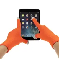 Перчатки сенсорные Urban Flow,оранжевые, размер S/M