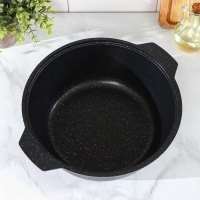 Жаровня, 4 л, d=28 см, h=10,5 см, антипригарное покрытие, цвет тёмный мрамор Жаровня, 4 л, d=28 см, h=10,5 см, антипригарное покрытие, цвет тёмный мрамор