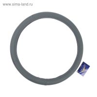 Оплетка на руль Cartage, кожа PU, перфорация, размер 38 см, серый Оплетка на руль Cartage, кожа PU, перфорация, размер 38 см, серый