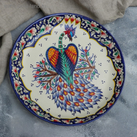 Ляган "Павлин" Риштанская Керамика, 36 см Ляган "Павлин" Риштанская Керамика, 36 см