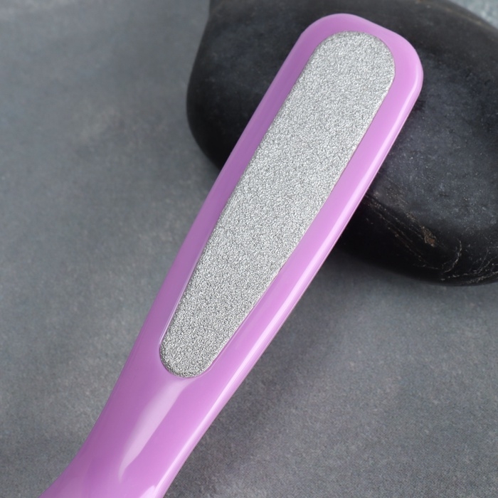 Пилка для ног, металлическая, с пилкой на ручке, 17 см, цвет МИКС Пилка для ног, металлическая, с пилкой на ручке, 17 см, цвет МИКС