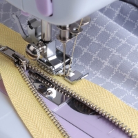 Лапка для швейных машин, для вшивания молнии, 3,2 &times; 1,2 &times; 0,7 см