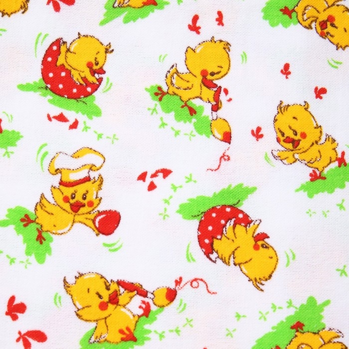 Пелёнка фланелевая, размер 75х110см, цвет МИКС, 175г/м, хлопок 100%