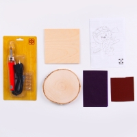 Набор для выжигания на спилах &laquo;Смелый лётчик&raquo;