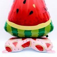 Шар фольгированный 48" «Арбуз», на подставке, под воздух Шар фольгированный 48" «Арбуз», на подставке, под воздух