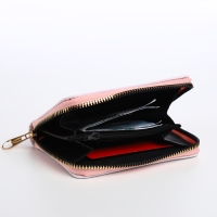 Кошелёк детский на молнии «Выбражулька», цвет розовый Кошелёк детский на молнии «Выбражулька», цвет розовый