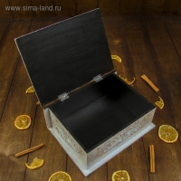 Шкатулка "Два сердца" 24х18х9 см, МДФ Шкатулка "Два сердца" 24х18х9 см, МДФ