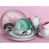 Глубокая тарелка керамическая &laquo;Ёжик&raquo;, 14.5 см, 550 мл