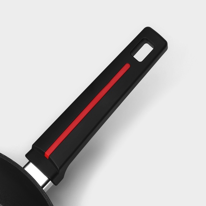 Сковорода Magistro Flame, d=28 см, h=7,5 см, антипригарное покрытие, индукция, цвет чёрный