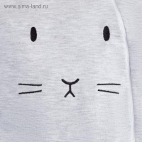 Комбинезон Крошка Я "Зайчик", серый, рост 62-68 см Комбинезон Крошка Я "Зайчик", серый, рост 62-68 см