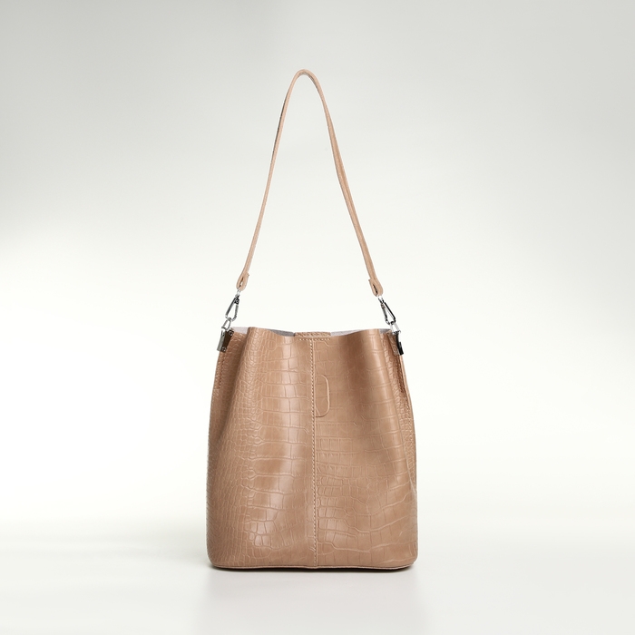 Сумка женская на магните TEXTURA, средний размер, цвет бежевый Сумка женская на магните TEXTURA, средний размер, цвет бежевый