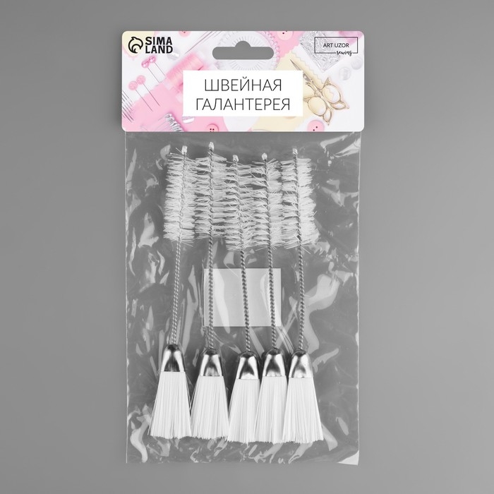 Набор двусторонних щёток для чистки швейной машины, 5 шт, 15 × 2 см Набор двусторонних щёток для чистки швейной машины, 5 шт, 15 × 2 см