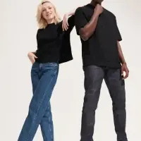 Футболка оверсайз женская Boxy Women, черная, размер L