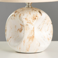 Лампа настольная керамика Е14 40Вт 220В "Песчаное время" под мрамор 30х19,5х19,5 см RISALUX Лампа настольная керамика Е14 40Вт 220В "Песчаное время" под мрамор 30х19,5х19,5 см RISALUX