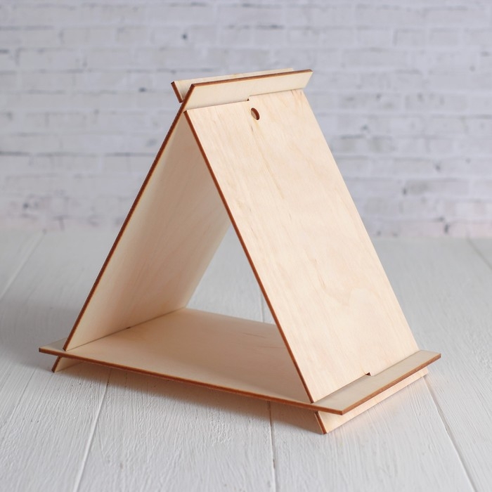 Деревянный скворечник - кормушка для птиц &laquo;Шалаш&raquo;