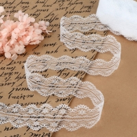 Кружево капроновое, 35 мм &times; 10 &plusmn; 1 м, цвет белый