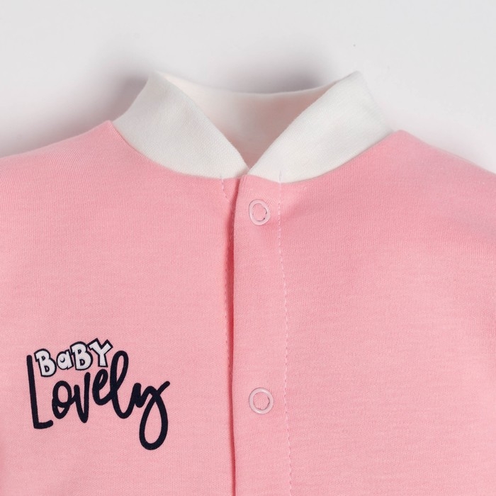 Комбинезон детский, цвет розовый/baby lovely, рост 74 см