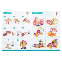 Конструктор магнитный &laquo;Мини-магический магнит&raquo;, 68 деталей