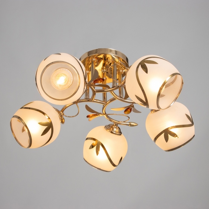 Люстра "Жаннета" 5х40Вт Е27 Золото МОДЕЛЬ: 2800064