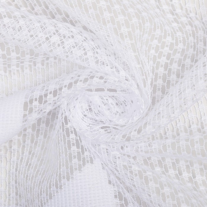 Тюль на кухню на шторной ленте, 210х155 см, 100% полиэстер