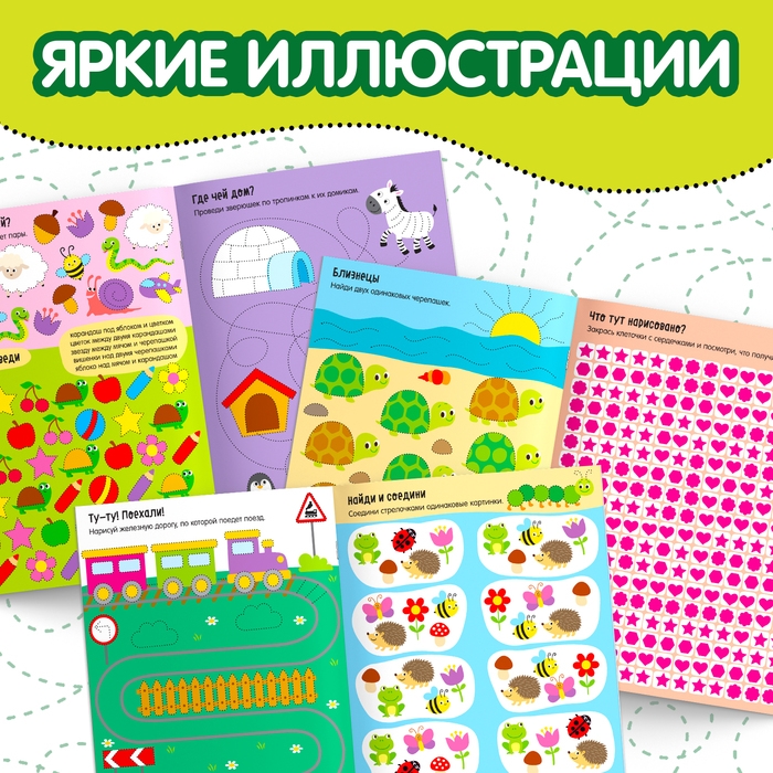 Многоразовая книжка с заданиями &laquo;Напиши и сотри. Развиваем внимание&raquo;, 12 стр.