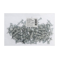 Дюбель-гвоздь "ТУНДРА", гвоздевой, для монтажного пистолета, оцинкованный, 4.5x30 мм, 0.5 кг