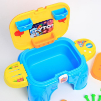 Набор строителя с инструментами игровой "Стульчик - чемоданчик", СМЕШАРИКИ