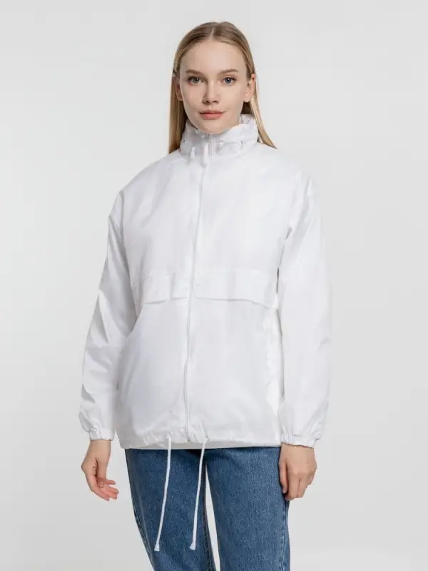Ветровка из нейлона Surf 210 белая, размер XS