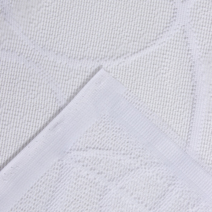 Занавеска без шторной ленты 160х170см, арт. Т977, белый, пэ 100%