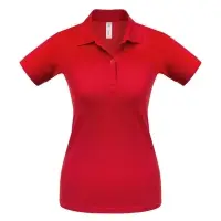 Рубашка поло женская Safran Pure красная, размер M Рубашка поло женская Safran Pure красная, размер M
