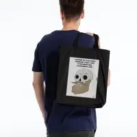 Холщовая сумка «Череп», черная Холщовая сумка «Череп», черная