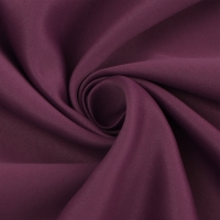 Штора портьерная Этель 250*265 см, цв.винный, блэкаут, пл. 240 г/м2