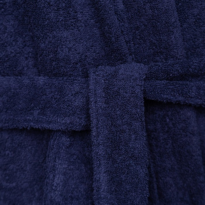 Халат махровый мужск."Лучший муж" р-р 52-54, синий