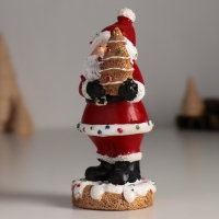 Сувенир полистоун "Дед мороз с пряничной ёлочкой" 4,5х4,5х10,5 см Сувенир полистоун "Дед мороз с пряничной ёлочкой" 4,5х4,5х10,5 см