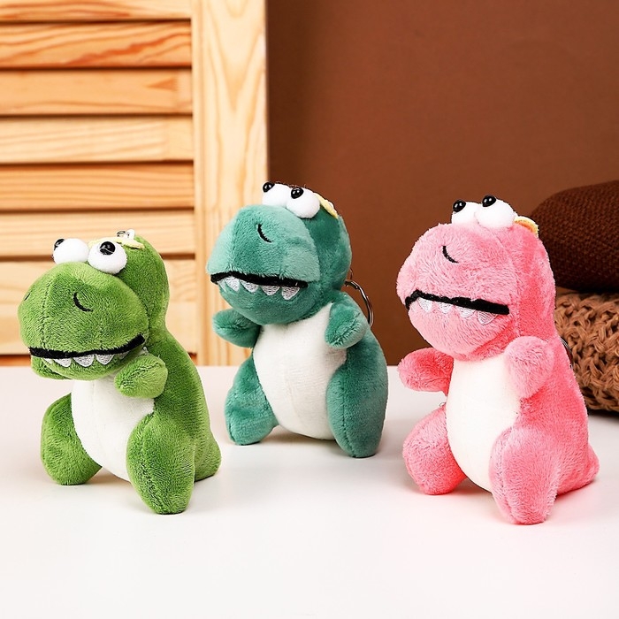 Мягкая игрушка «Дракон», на брелоке, 13 см, цвет МИКС Мягкая игрушка «Дракон», на брелоке, 13 см, цвет МИКС