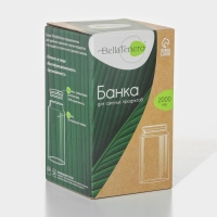 Банка стеклянная для хранения сыпучих продуктов BellaTenero «Эко», 2 л, 12×20 см, с бамбуковой крышкой Банка стеклянная для хранения сыпучих продуктов BellaTenero «Эко», 2 л, 12×20 см, с бамбуковой крышкой