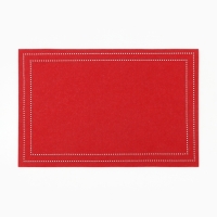 Набор декоративных салфеток "Стиль" цв.красный 30х40&plusmn;5см-4 шт, фетр
