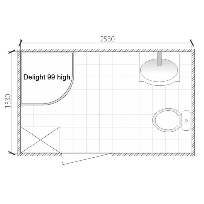 Душевая кабина DOMANI-Spa Delight 99, поддон 45 см, белые стенки, прозрачное стекло, 90х90 Душевая кабина DOMANI-Spa Delight 99, поддон 45 см, белые стенки, прозрачное стекло, 90х90
