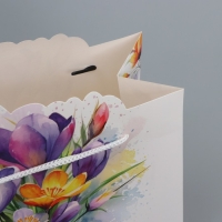 Пакет подарочный, упаковка, «От всего сердца», цветы, 25 х 26 х 10 см Пакет подарочный, упаковка, «От всего сердца», цветы, 25 х 26 х 10 см