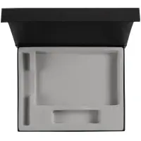 Коробка Doc под блокнот, аккумулятор и ручку, черная Коробка Doc под блокнот, аккумулятор и ручку, черная