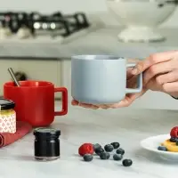 Чашка Jumbo, ver.2, матовая, светло-серая