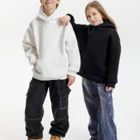 Худи детское оверсайз Junipero, черное, 10 лет