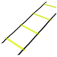 Координационная лестница ONLYTOP, 6 м, толщина 4 мм, цвет салатовый Координационная лестница ONLYTOP, 6 м, толщина 4 мм, цвет салатовый