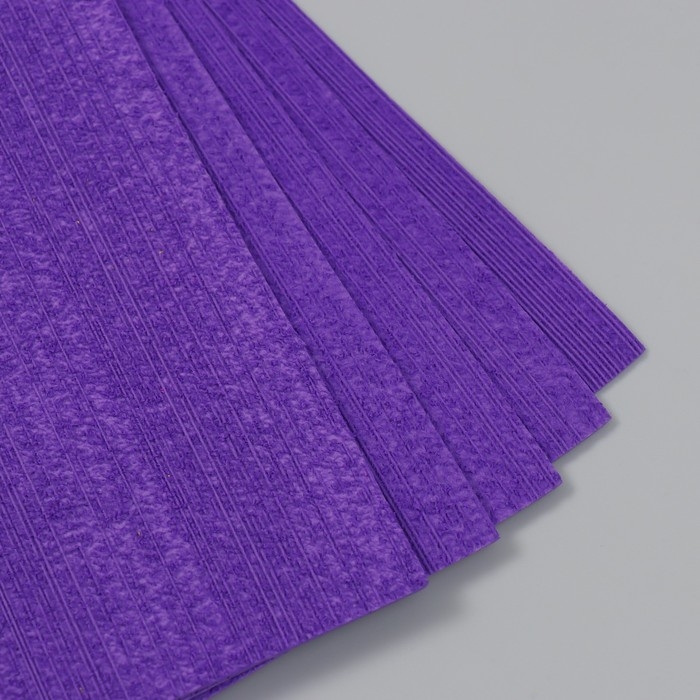 Фоамиран махровый Фоамиран махровый "Сиреневый" 2 мм (набор 5 листов) формат А4