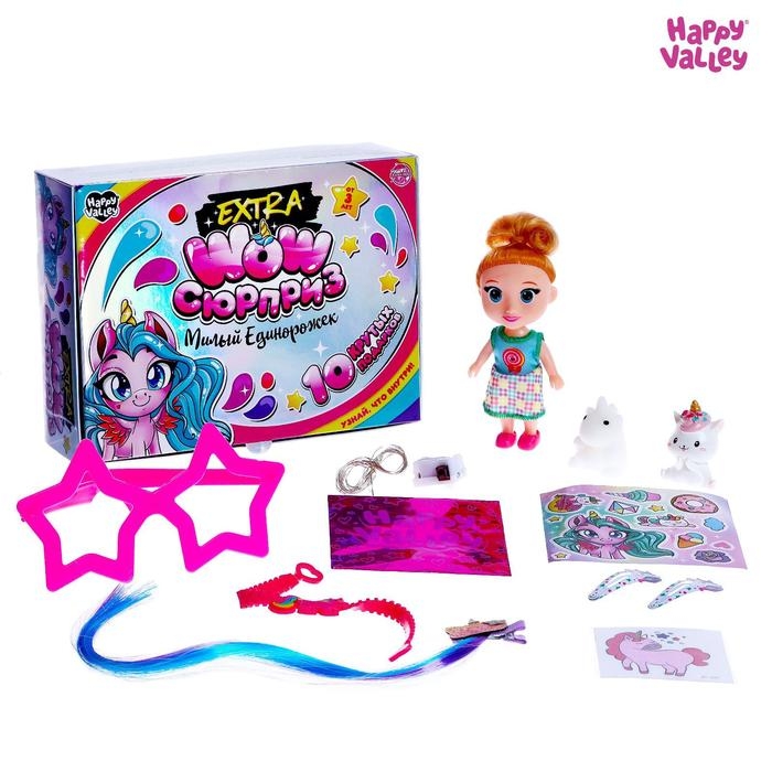 Сюрпризный бокс &laquo;Extra WOW-сюрприз: Мир единорогов&raquo;, МИКС