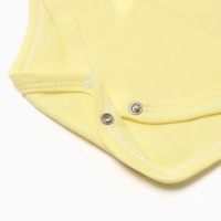 Боди детский, цвет жёлтый, рост 68 см