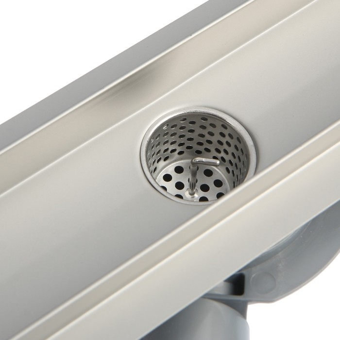 Трап линейный AFLORN AF20307-70, 700х70 мм, c флaнцeм своб. вращения 360&deg;, нерж. сталь