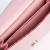 Сумка детская для девочки Корги на клапане, цвет розовый