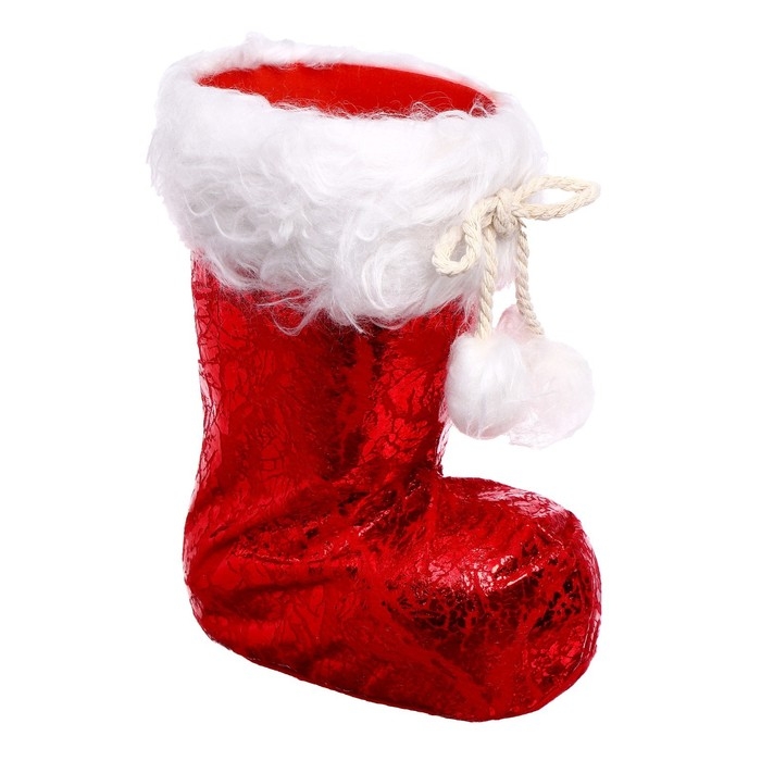 Конфетница &laquo;Сапожок&raquo;, цвет красный